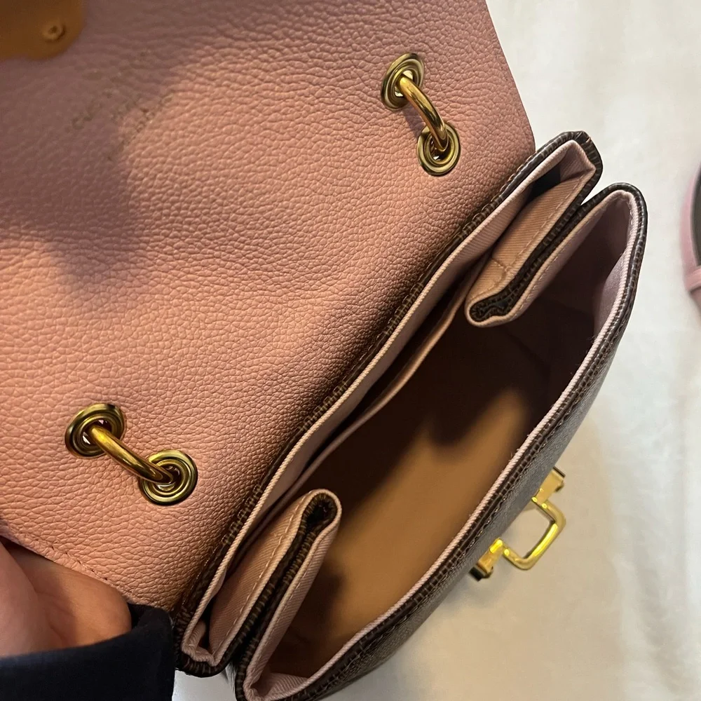 Louis Vuitton Clapton backpack Mongolian pink color